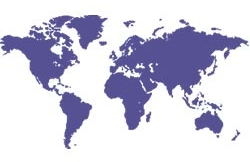 World map icon