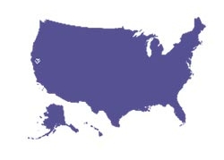 United states map icon